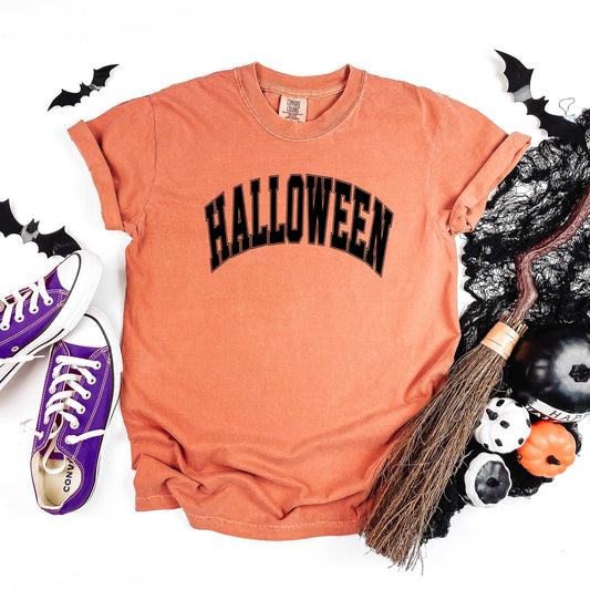 Varsity Halloween | Garment Dyed Tee