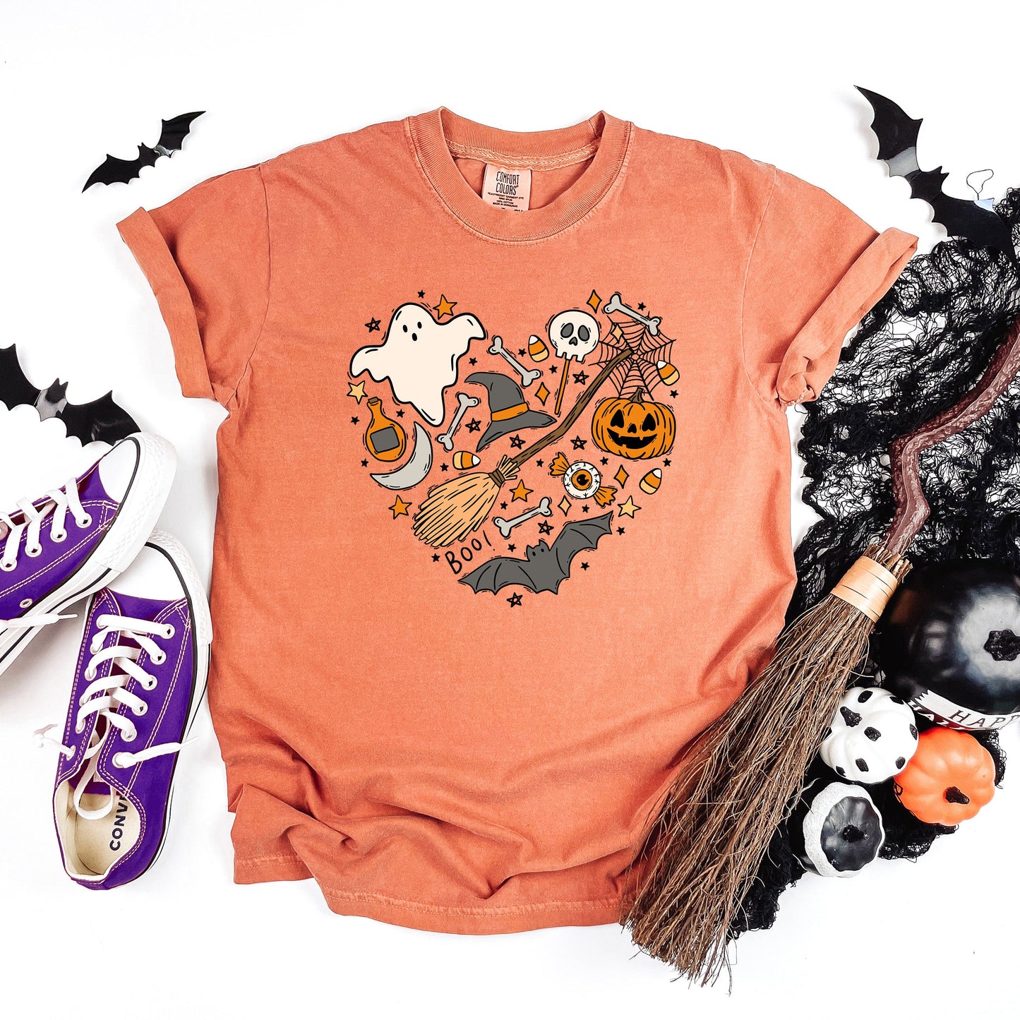 Halloween Heart | Garment Dyed Tee