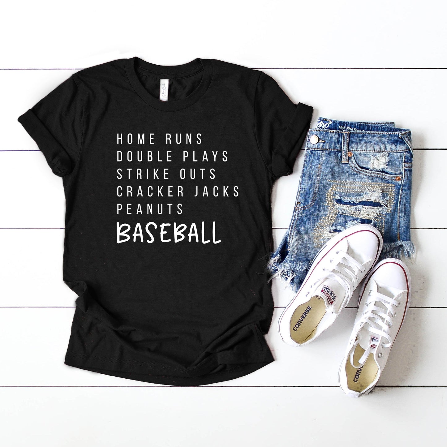 Baseball Words | Short Sleeve Crew Neck