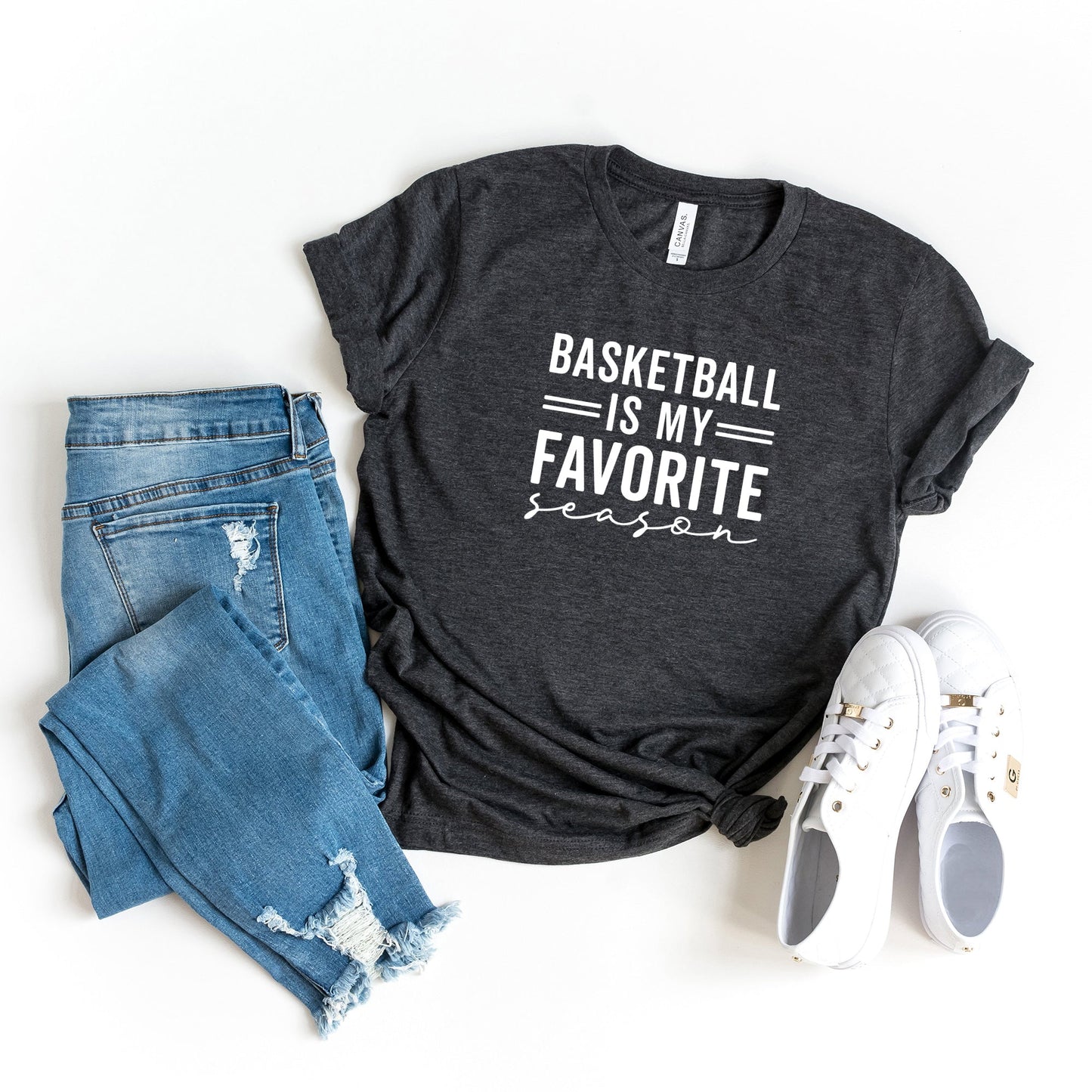 Basketball is my Favorite Season | Short Sleeve Crew Neck