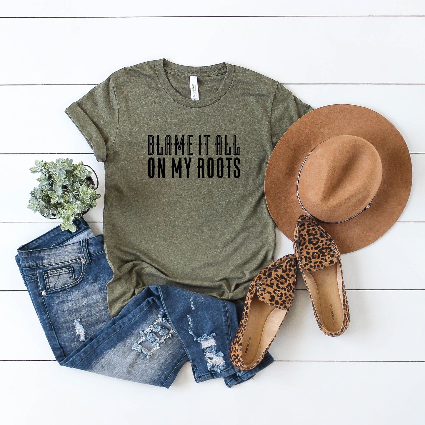 Blame It All On My Roots | Short Sleeve Graphic Tee