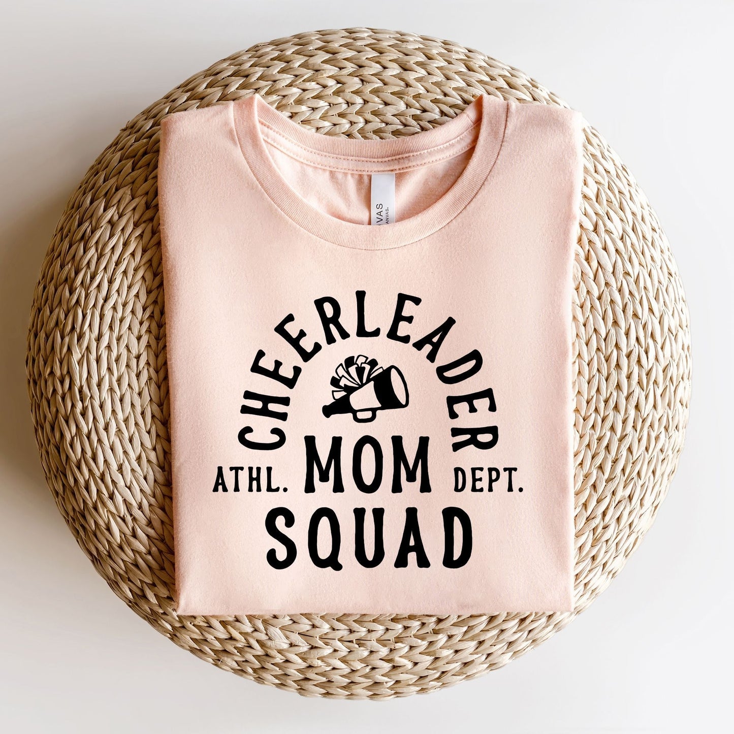 Cheerleader Mom Squad | Short Sleeve Crew Neck