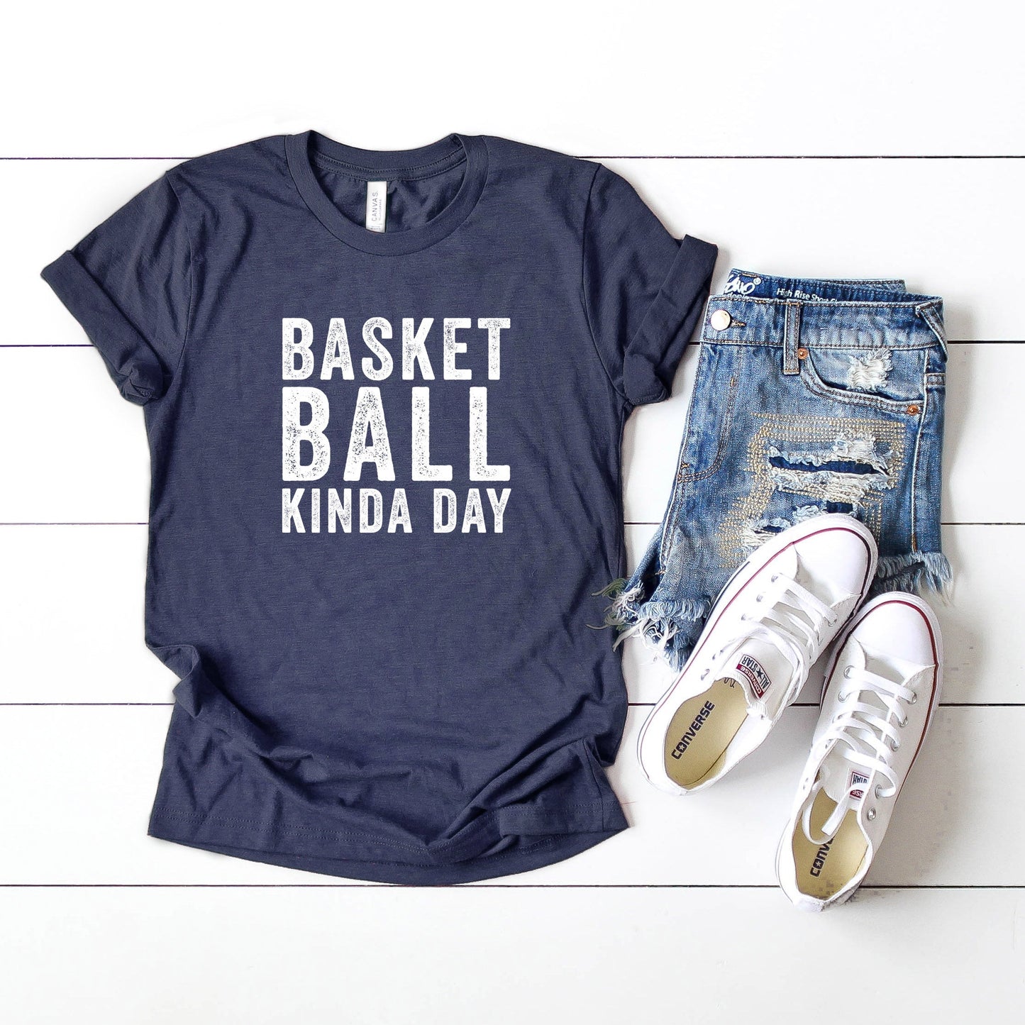 Basketball Kinda Day | Short Sleeve Crew Neck